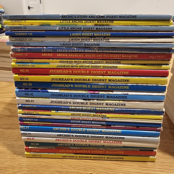 Mixed Lot of 1990's Archie Little Archie Laugh Jughead Comics - Picture 1 of 3